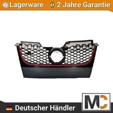 Frontgrill Frontgrill Wabengrill passt für VW Golf 5 mit GTI Emblem Rote Leiste