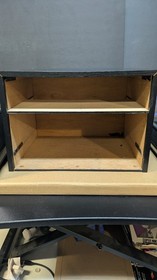 Nintendo NES 2-Drawer Game Holder Controller Zapper Storage Case Cabinet Vintage