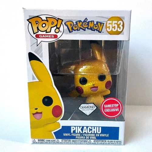 NEW Diamond Pikachu #553, GameStop Exclusive, Pokemon, Funko Pop Games