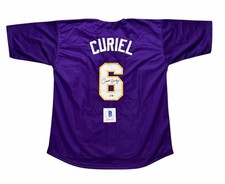 Derek Curiel Signed Jersey LSU Tigers Baseball Autographed Auto Champs 