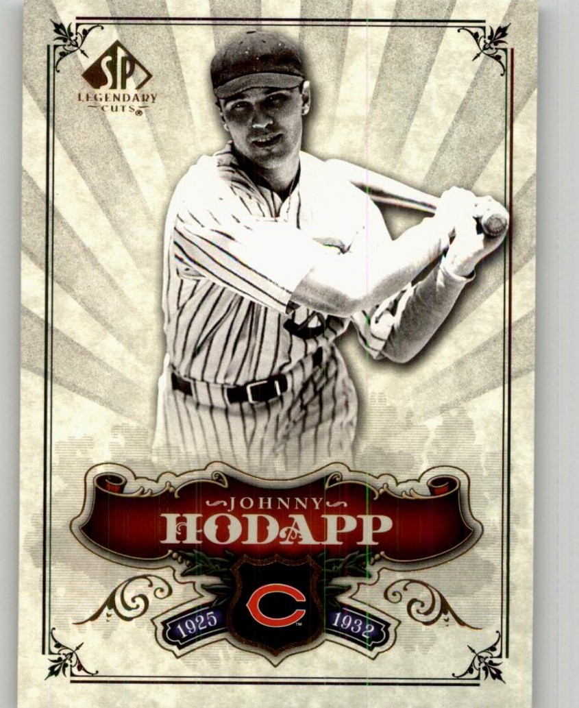 2006 SP Legendary Cuts Johnny Hodapp #81 Cleveland Indians