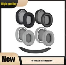 Ear Pads Cushion with Headband For CORSAIR HS55 HS55 PRO Gaming Headset SDE