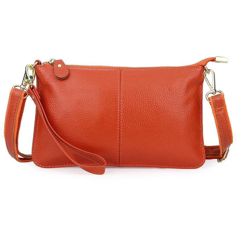 Women's Leather Clutch Wallet Wristlet Envelop Crossbody Purse Card Shoulder Bag