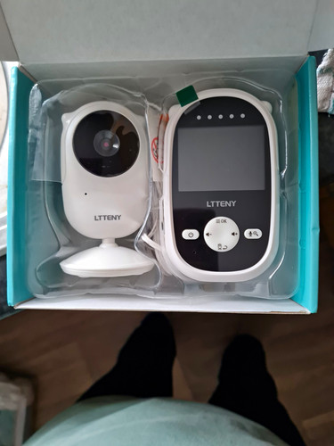 LTTENY SM25 Video Baby Monitor Two-Way Talk Night Vision Zoom ECO Lullaby