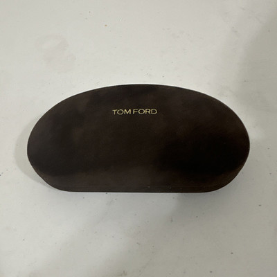 Tom Ford Men's Rectangle Sunglasses Black Full Rim Plastic Frame Gray Tinted