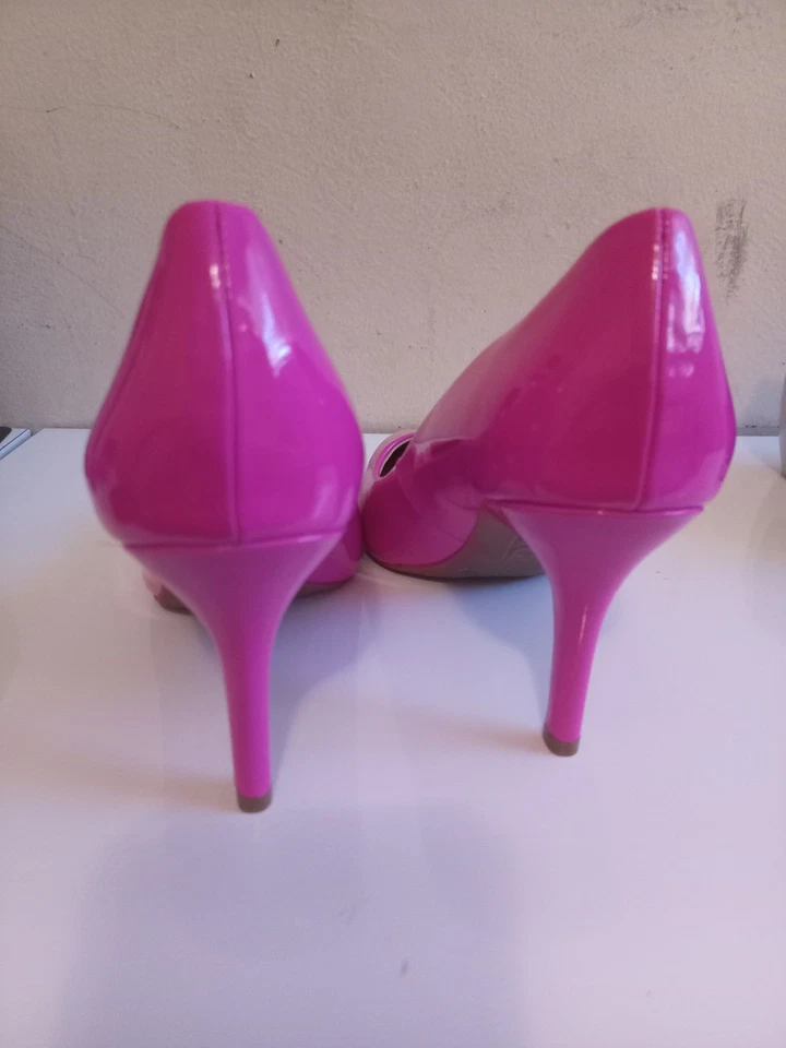 Zapatos de salón INC International Concepts para mujer 8 M Zitah cuero rosa aguja Foto 4 de 4