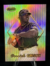 1999 Bowman’s Best Atomic Refractor #137 Derrick Gibson Rookie RC Card /100. rookie card picture