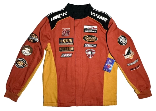 D23 2026 EXCLUSIVE Cars 20th Racing Jacket Lightening McQueen Rusteez Size SM - product listing photo