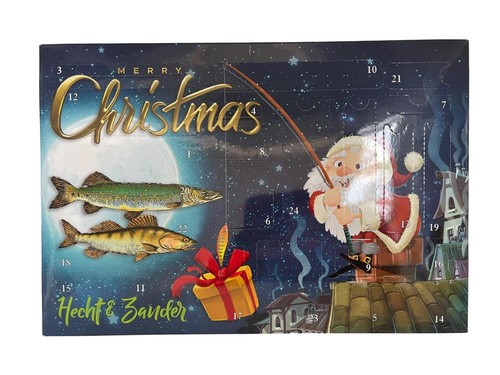Paladin Adventskalender Hecht Zander RaubfischangelnWobbler Gummifische Geschenk - Bild 2 von 3
