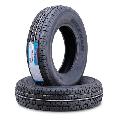 ROCKMAN Trailer Tire ST175/80R13 8-Ply Load Range D 97M Steel Belted Radial-PK2