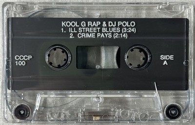 Kool G Rap & DJ Polo - Ill Street Blues Open Cassette Promo Sampler Cold Chillin