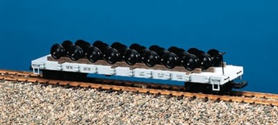 USA Trains USAR1880 Wheel Car - grau - ''Maintenance of Way''