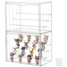 Large Acrylic Display Box with Magnetic Door - 2 Pack
