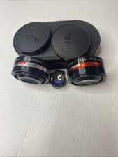 PETRI AUX Lens Set of 3 Telephoto, Wide Angle, Tele-Wide Finder With Case