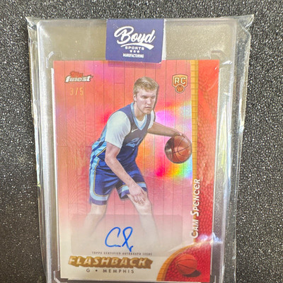 Topps 2024-25 Finest Basketball Cam Spencer Flashback Auto RC FBA-CS 3/5