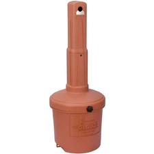 Global Industrial Free Standing Outdoor Ashtray with Round Base 5 Gallon