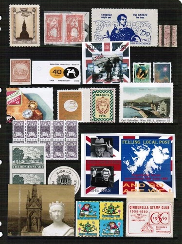Cinderella Labels & Poster Stamps Mixed Selection