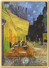 CAFE TERRACE AT NIGHT Vincent Masterpieces 1/500 Oz Gold Coin 1$ Tokelau 2022