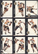 TEAM SET 1994-95 PARKHURST MISSING LINK 1956-57 BOSTON BRUINS SAWCHUK SCHMIDT ++