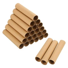 24 Pack Cardboard Tubes,Toilet Paper Rolls Corrugated Roll,7.87x1.58",Brown