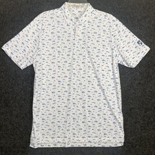 Peter Millar Featherweight UPF 50 Mens Medium Short Sleeve Polo Shirt