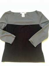 MAX STUDIO TOP, SIZE: MEDIUM, BLACK