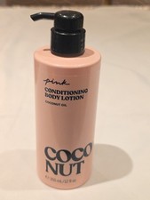 Victoria's Secret Pink Coconut Conditioning Body Lotion Coconut Oil 12 oz
