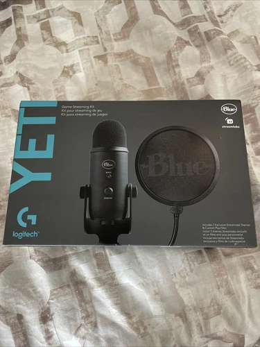 Logitech Blue Yeti Game Streaming Microphone Kit 988-000521 NEW SEALED