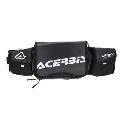Acerbis DROMY LOGO Logo Waist Bag Fanny Pack Tool Bag Black White