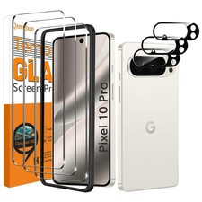 3x Screen Protector Google Pixel 10 Pro  3 Camera Lens Covers 9H Tempered Glass