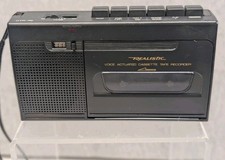 Realistic CTR-76 Voice Actuated Cassette Tape Recorder Radio Shack Tested Works
