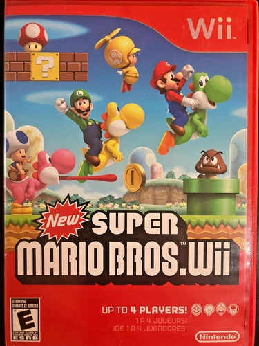 New Super Mario Bros. Wii, COMPLETE with manual (Nintendo Wii, 2009)
