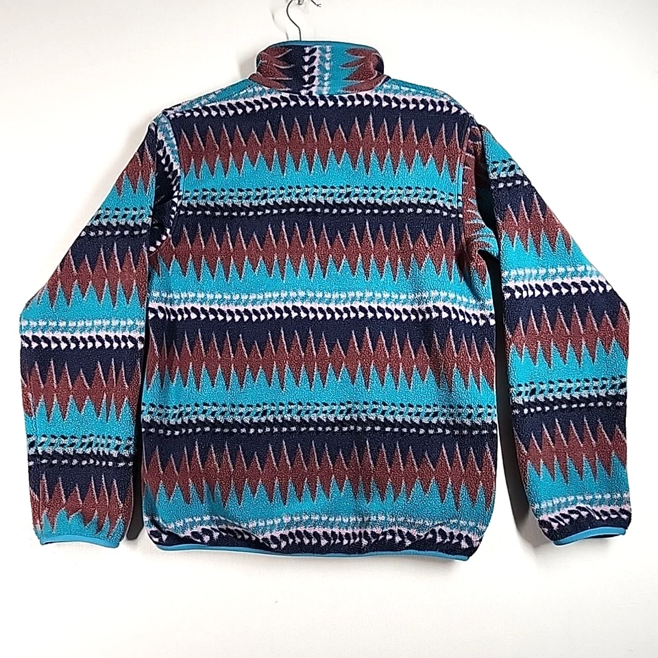 Patagonia Synchilla Snap-T Fleece Pullover Jacket Men S Laughing Waters Aztec - Image 3 of 4
