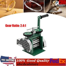 Rolling Mill Machine Rollers Metal Wire Flat Jewelry Tool Manual Combination USA