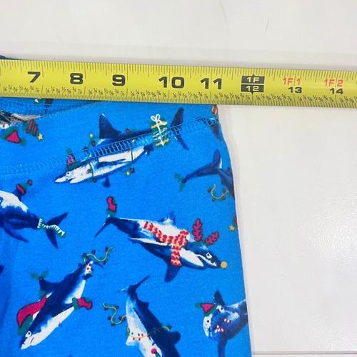 Gap Kids 100% Organic Cotton Christmas Shark PJ Set Size 10 - Picture 6 of 8