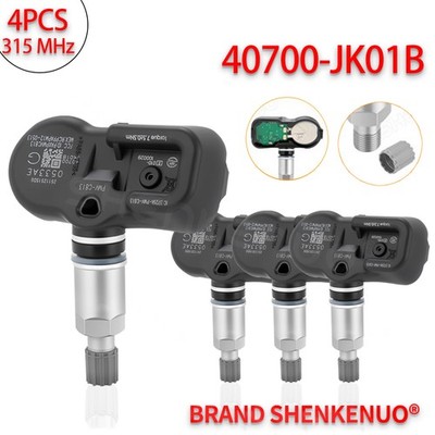 Set of 4 TIRE PRESSURE SENSOR TPMS 40700-JK01B For Nissan Rogue Select 2.5L 248