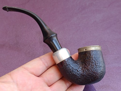 WELLINGTON Imported Briar Tobacco Pipe, Briar Smoking Pipe, Retro Tobacco Pipe - Imagen 8 de 13