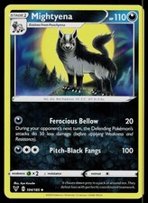 Pokemon Card Vivid Voltage Mightyena 104/185 Uncommon