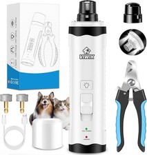 Dog Nail Trimmers with Light, Cat Dog Nail Clippers, Dog Nail Grinder Quiet