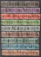 SBZ  ALLG.-AUSGABE 182-197 LOT 20x GESTEMPELT...