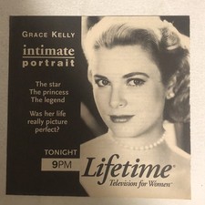 Grace Kelly Intimate Portrait Vtg Print Ad  TPA19