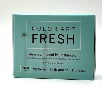 Scruples Color Art Fresh Demi-Permanent Liquid Haircolor 7NB Try Me Kit