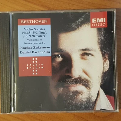 PINCHAS ZUKERMAN beethoven violin sonatas 5,8,9 NM/EX (CD Album, Klassik) - Bild 1 von 4