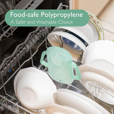 Baby Pouch Holder No Squeeze, Baby Food  Juice Box Holder, Mess-Free, Easy G...