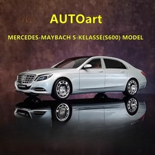AUTOart 1/18 Mercedes-Benz Maybach S600 SWB S600 2015 Simulation Car Model 