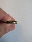 Pandora Sterling Silver Golden Enamel Vintage Floral Ring Size 50/5