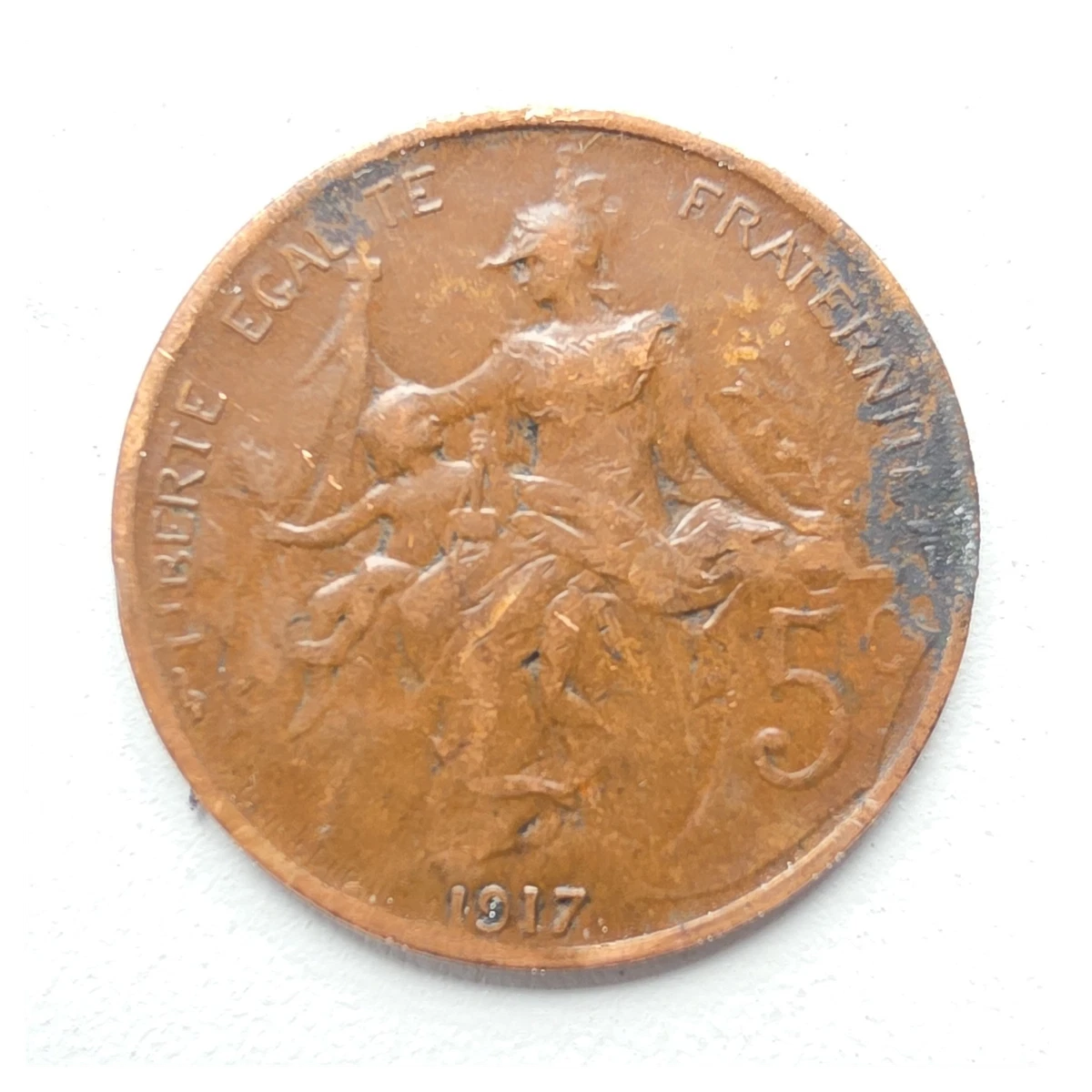 銅貨 1917年 フランス 10サンチームNGC VF 30 BN アンティーク 銅貨 1917年 フランス 10サンチームNGC VF 30 BN アンティーク 銅貨
