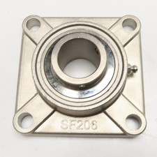 SUC206 SF206 Roulement à Bride 4 Boulons Alésage 30mm Acier Inoxydable