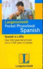 Langenscheidt Pocket Phrasebook Spanish: With Travel Dictionary and  - VERY GOOD