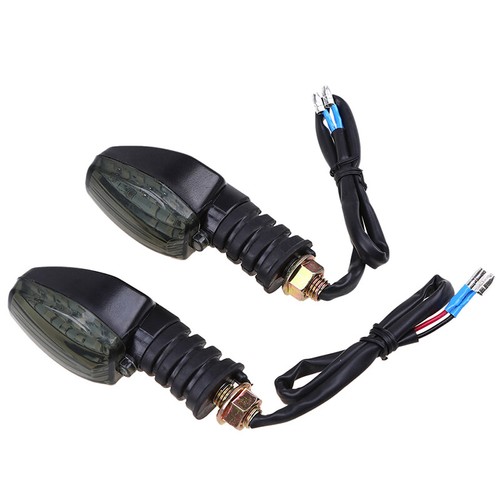 LED 10mm Amber Turn Signals Indicators M10 Blinker Lamp Universal For Motorcycle - Picture 7 of 12